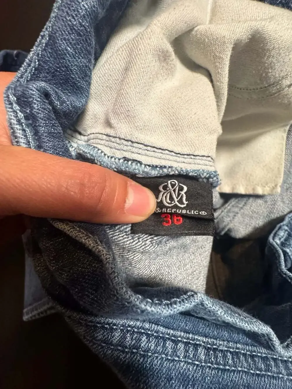 Rock & Republic Men's Bootcut Jeans Size 36x30 Blue Denim